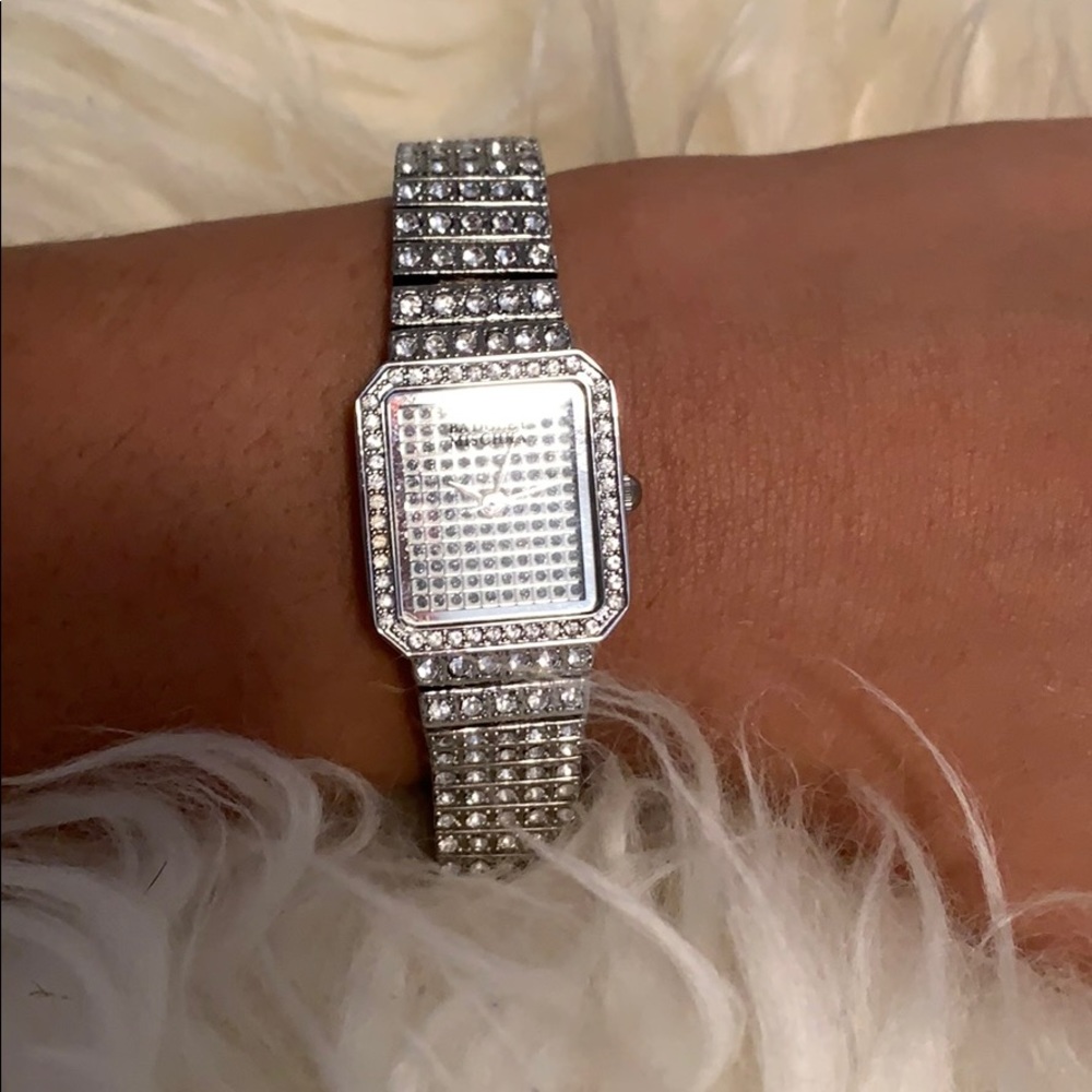 Badgley Mischka Swarovski Crystal Watch!